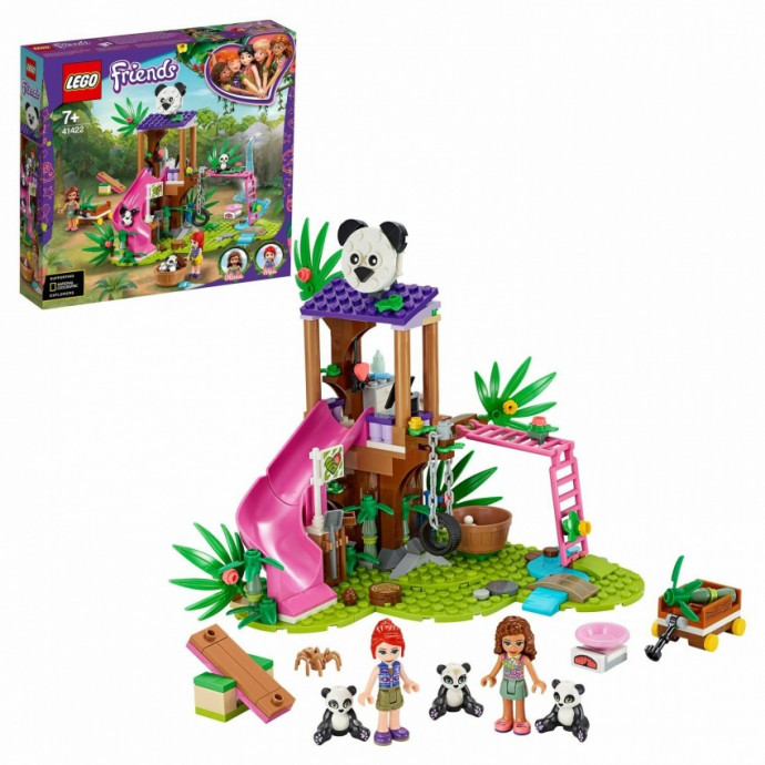 Конструктор LEGO FRIENDS Джунгли: домик для панд на дереве 265 деталей Артикул: 41422