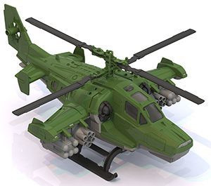 Вертолет Военный - 40 см. Артикул: 247