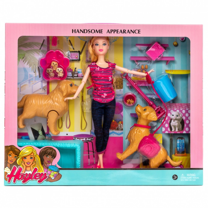 Кукла в наборе с питомцами и аксессуарами Артикул 551476