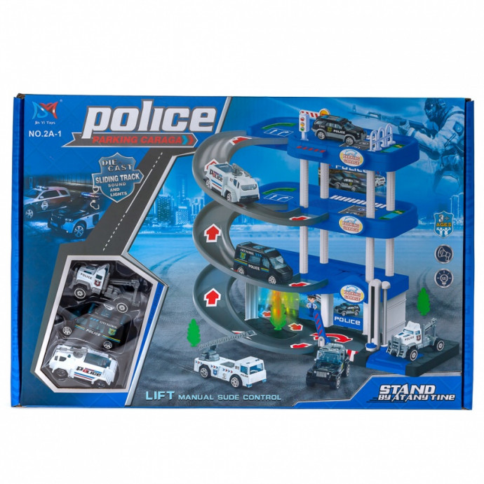 Полицейский паркинг трехуровневый - 3 машинки Артикул: 556372